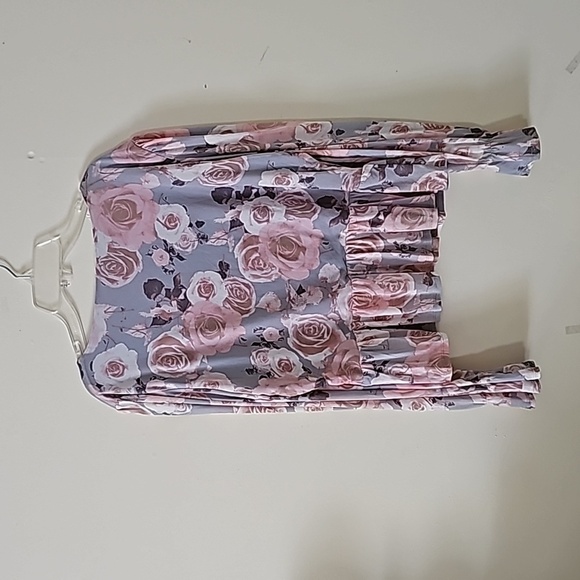 Francesca's Collections Women's Floral Long Sleeves Blouse  Sie XL - Picture 5 of 7